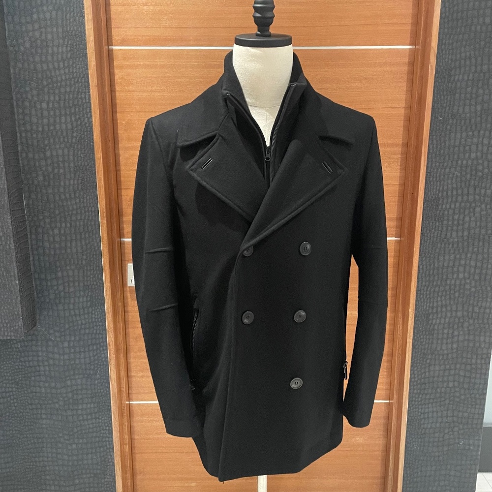 Marc Jacobs Pea Coat Black M
